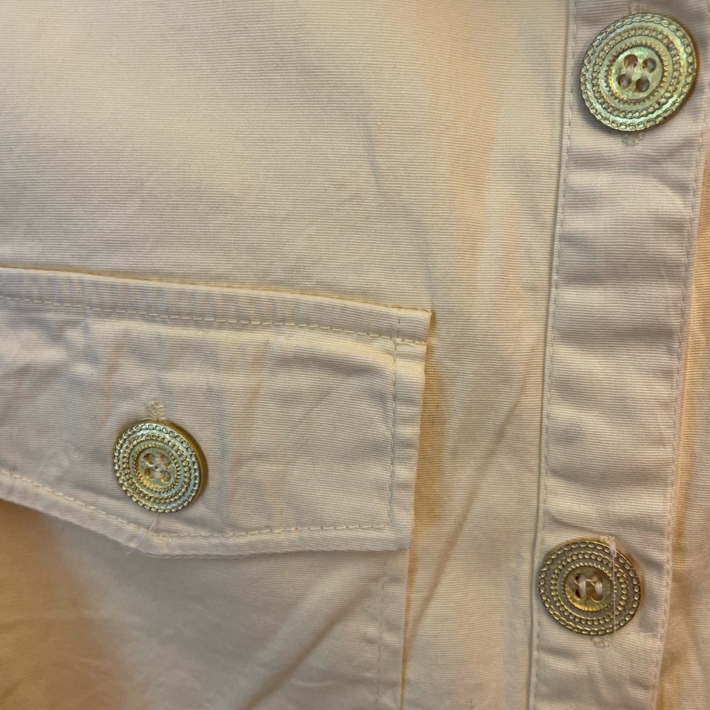 Almatrichi light yellow button down top. Size 42 - Picture 3 of 5